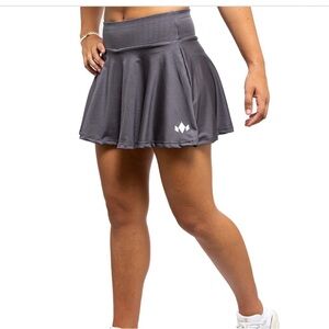 Stylish Gray Tennis Skirt